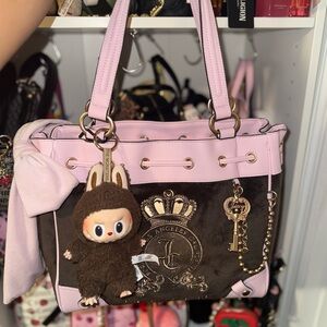 Juicy Couture Classic Juicy Lovers Tote in Chocolate